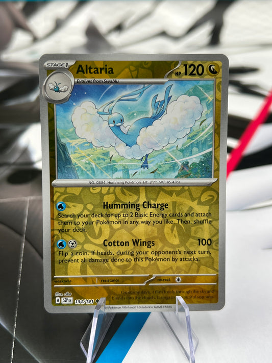 Altaria Reverse Holo 134/191 - SV08: Surging Sparks (SSP) Pokémon Card TCG