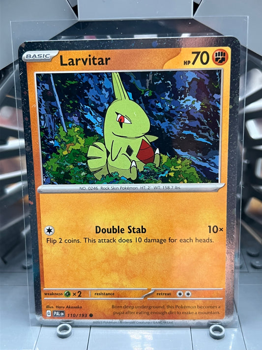 Larvitar 110/193 - SV02: Paldea Evolved (PAL) Cosmos Holo Pokémon TCG
