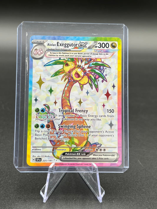 Alolan Exeggutor ex - 225/191 - SV08: Surging Sparks (SV08) Pokémon Card TCG