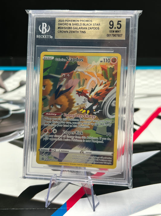 BGS 9.5 Galarian Zapdos - SWSH283 - SWSH: Sword & Shield Promo Cards (SWSD) Pokémon TCG