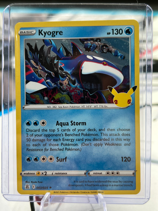Kyogre 003/025 - Celebrations (CLB) Pokémon TCG