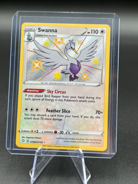 Swanna - Shining Fates: Shiny Vault (SHFSV) Pokémon TCG SV096/SV122