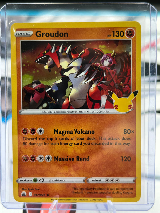 Groudon 017/025 - Celebrations (CLB) Pokémon TCG
