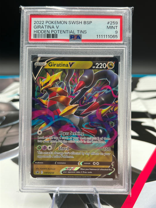 PSA 9 Giratina V - SWSH259 - SWSH: Sword & Shield Promo Cards (SWSD) Graded Pokémon TCG Card