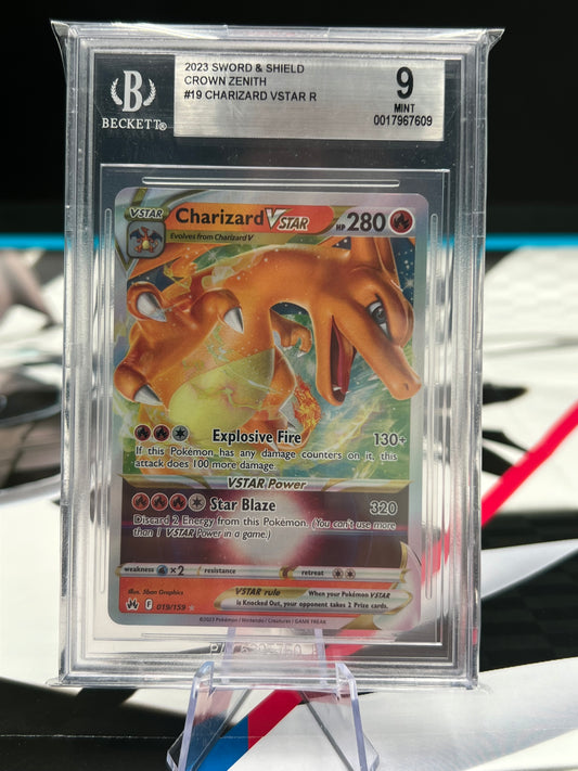 BGS 9 Charizard VSTAR - Crown Zenith (CRZ) Pokémon TCG Beckett