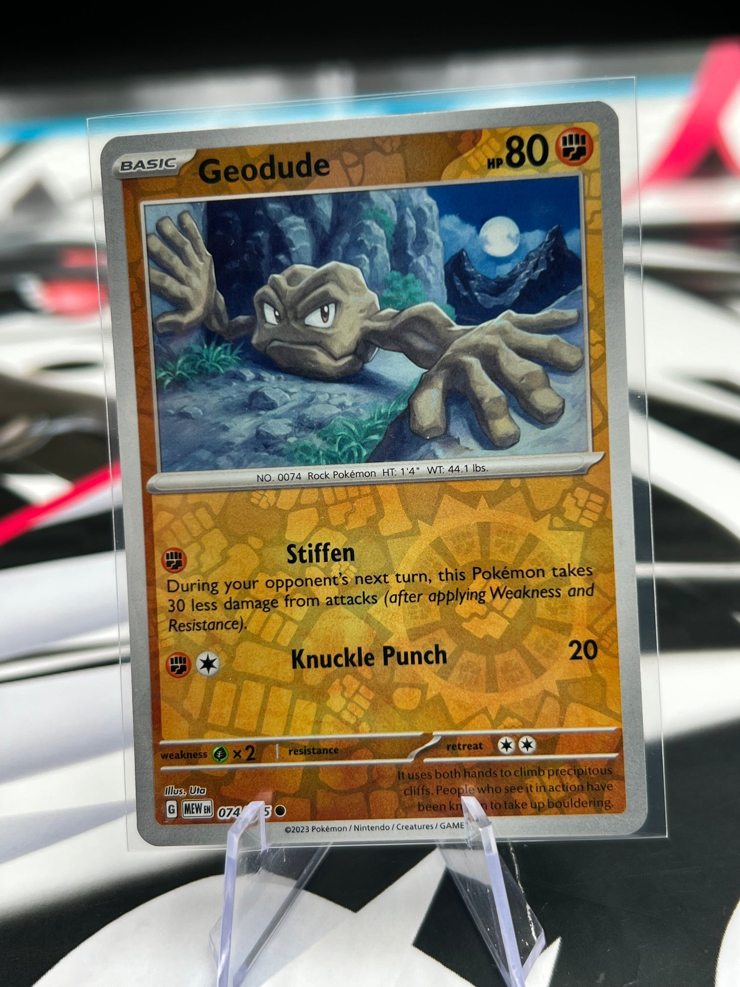Geodude Reverse holo 074/165 - SV: Scarlet & Violet 151 (MEW) Pokémon Card TCG