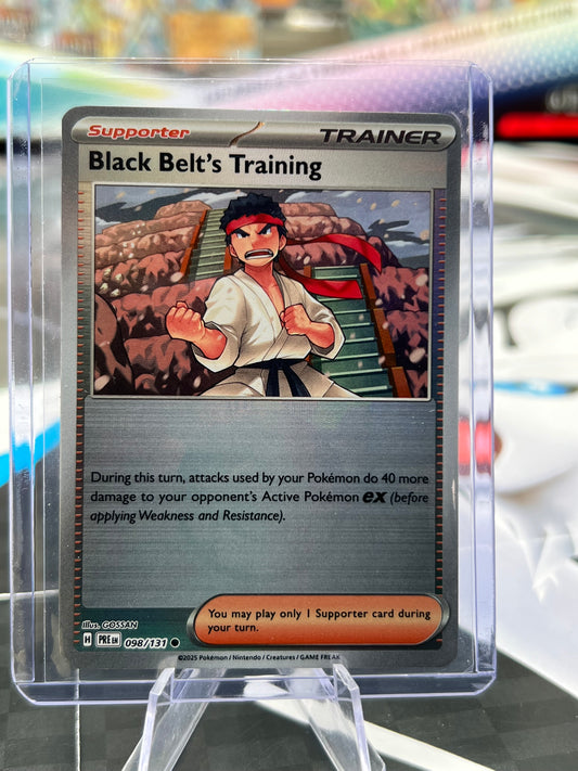 Black Belt's Training - 098/131 (Poke Ball Pattern) - SV: Prismatic Evolutions (PRE) POKÉMON TCG