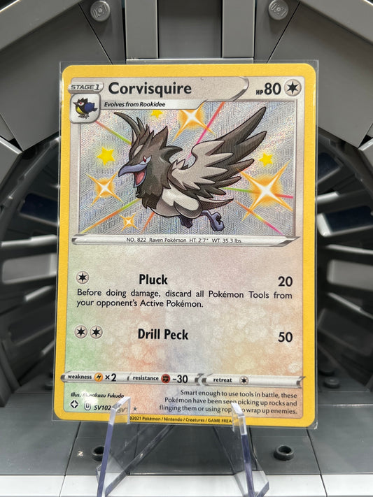 Corvisquire - Shining Fates: SV102/SV122 / Shiny Holo Shiny Vault (SHFSV) Pokémon TCG