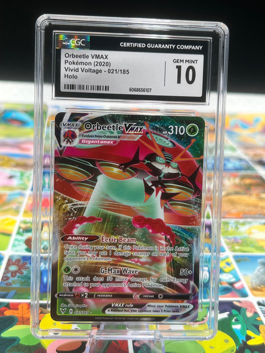 CGC 10 Stonjourner VMAX 116/202 - SWSH01: Sword & Shield Base Set (SWSH01) Graded Pokémon TCG