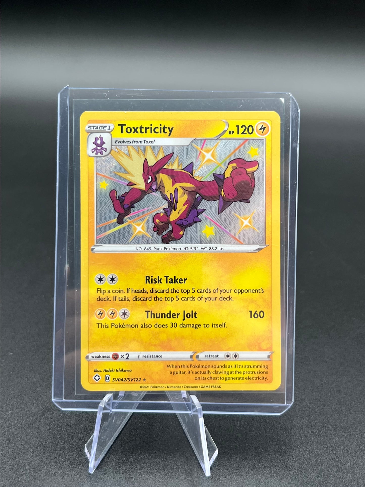 Toxtricity - Shining Fates: Shiny Vault (SHFSV) SV042/SV122 Pokémon TCG Pokémon