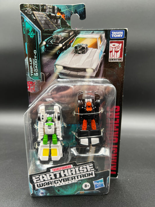 Hasbro Transformers War For Cybertron Trip-Up & Daddy-O Mini 2.5" Figure Set Earthrise Trilogy New