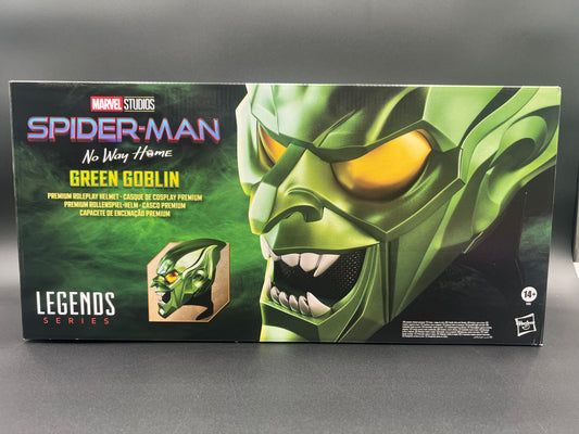 Marvel Legends Series Green Goblin Premium Roleplay Helmet, Spider-Man: No Way Home Adult Collectible Roleplay Gear
