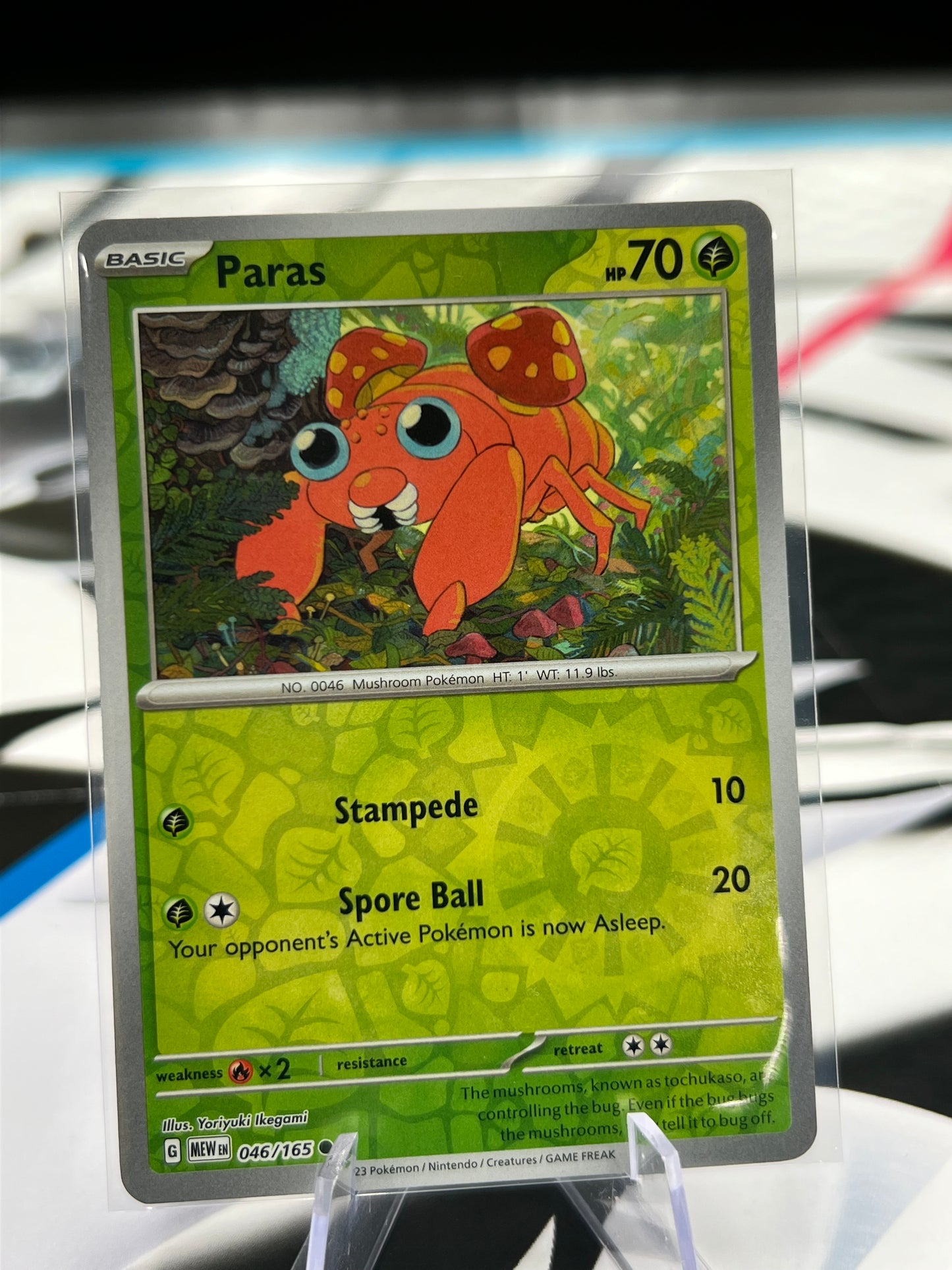 Paras Reverse Holo 046/165 - SV: Scarlet & Violet 151 (MEW) Pokémon Card TCG