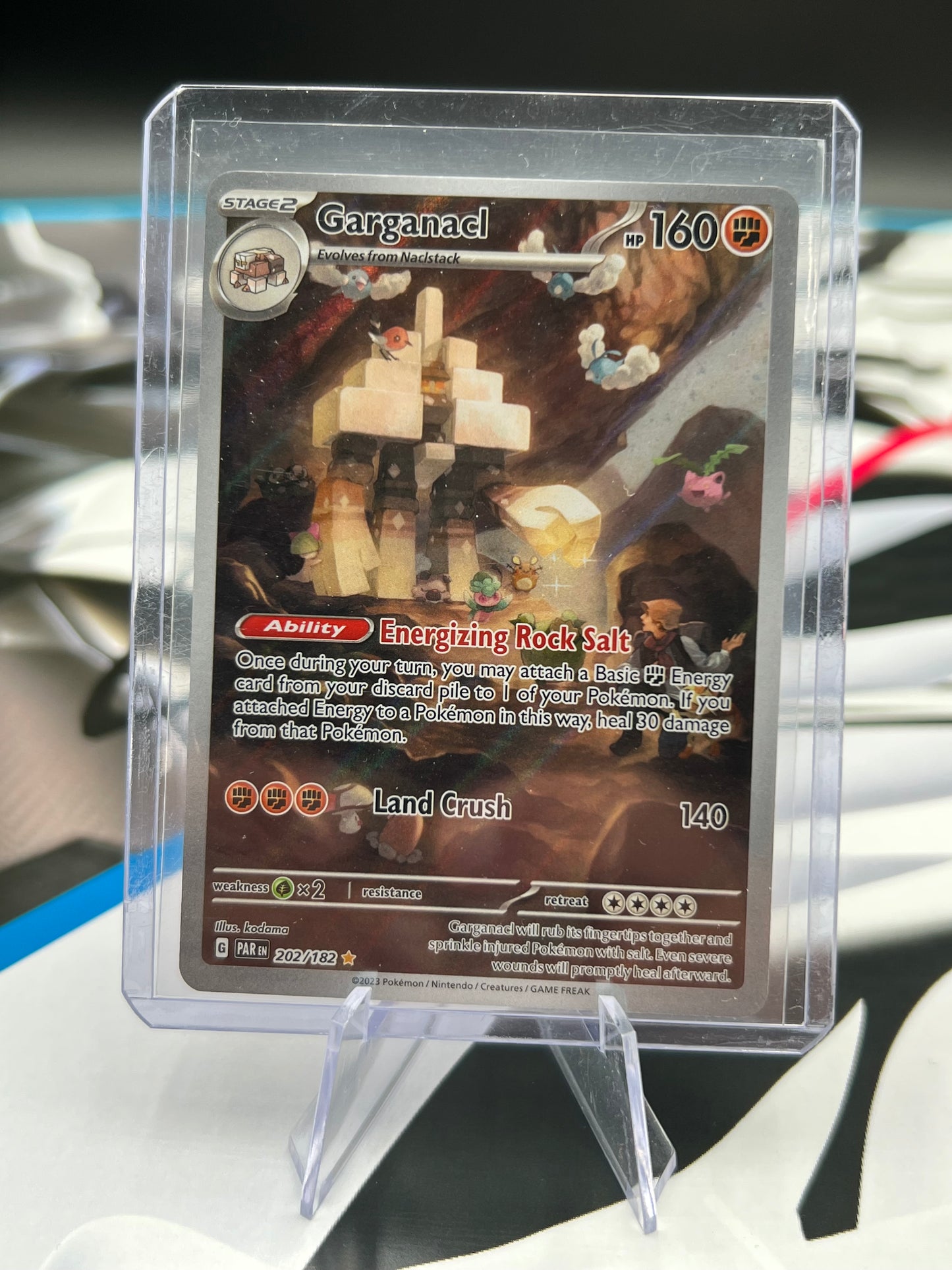 Garganacl - 202/182 - SV04: Paradox Rift (PAR) Pokémon TCG