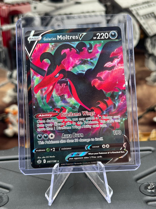 Galarian Moltres V 097/198 - SWSH06: Chilling Reign (SWSH06) Pokémon TCG