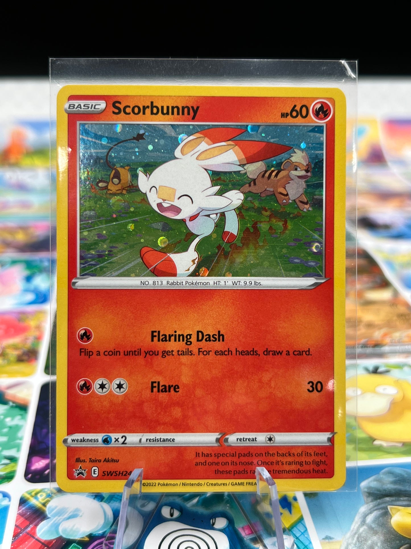 Scorbunny - SWSH244 (Cosmos Holo) - SWSH: Sword & Shield Promo Cards (SWSD) Pokémon Card TCG