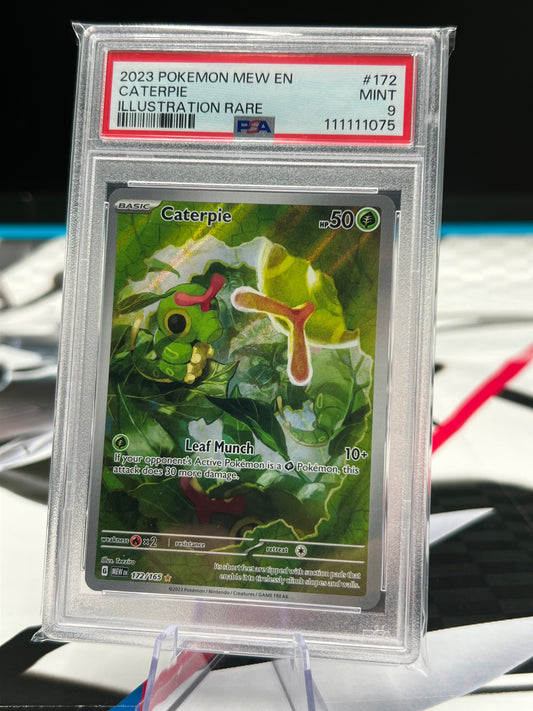 PSA 9 Caterpie - 172/165 - SV: Scarlet & Violet 151 (MEW) Pokémon TCG