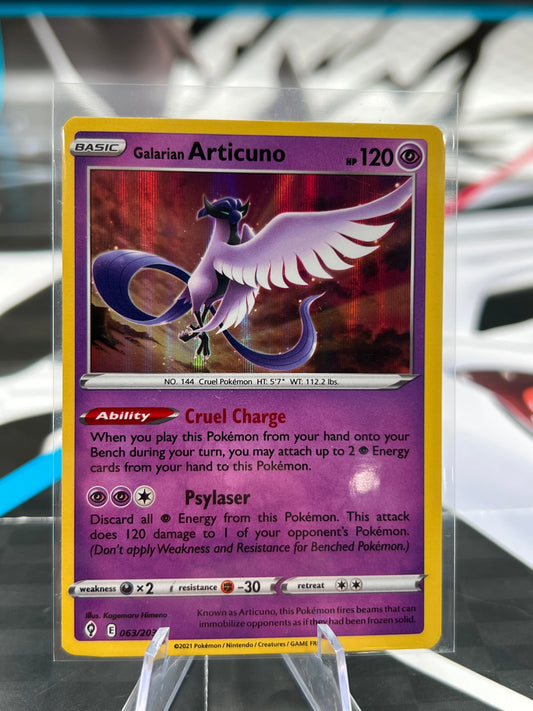 Galarian Articuno 063/203 / Holo Rare - SWSH07: Evolving Skies (SWSH07) Pokémon TCG