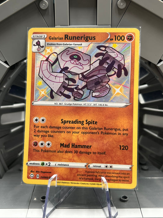 Galarian Runerigus - Shining Fates: SV066/SV122 / Shiny Holo Shiny Vault (SHFSV) Pokémon TCG
