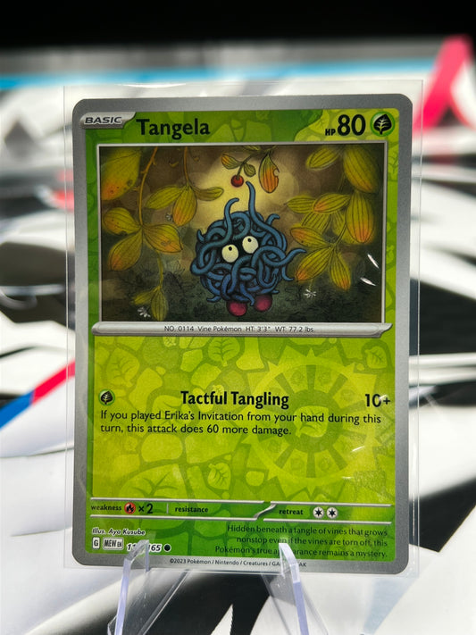 Tangela Reverse Holo - 114/165 - SV: Scarlet & Violet 151 (MEW) Pokémon Card TCG