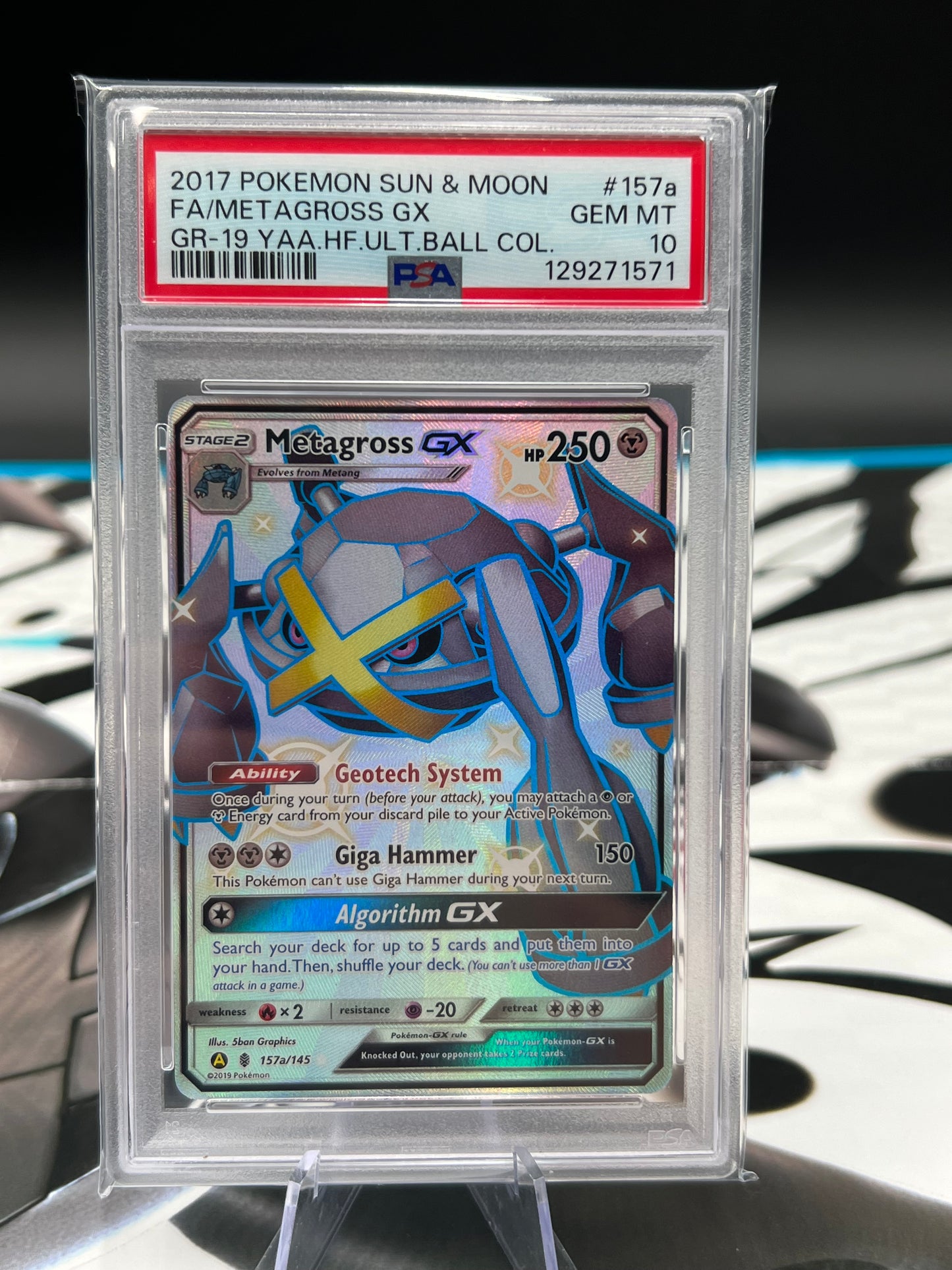 PSA 10 Metagross GX - 157a/145 - Alternate Art Promos (PR) Pokémon TCG