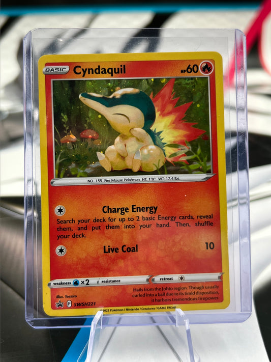 Cyndaquil - SWSH221 (Cosmos Holo) - SWSH: Sword & Shield Promo Cards (SWSD) Pokémon TCG