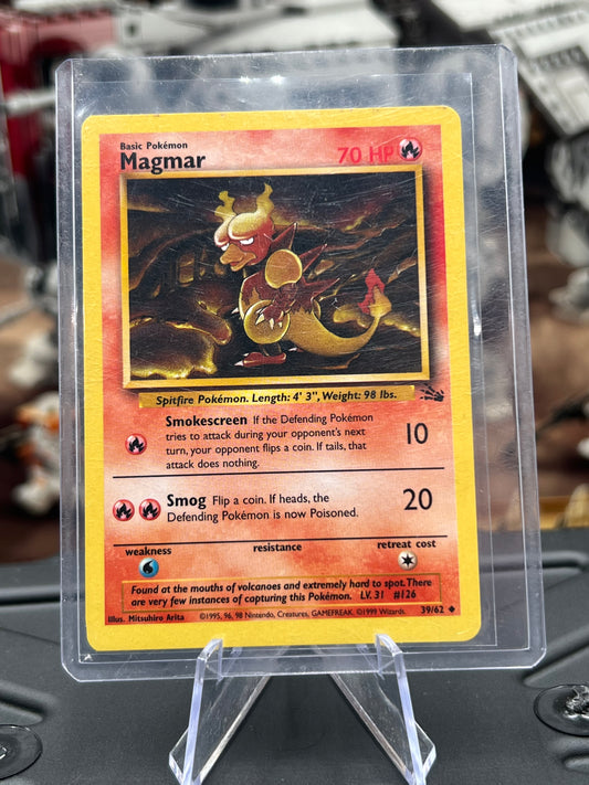 Magmar 39/62 - Fossil (FO) Unlimited Pokémon TCG WOTC