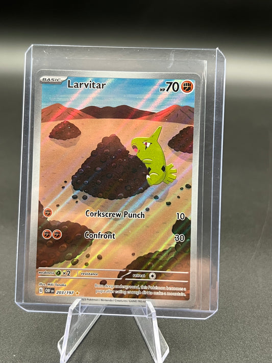 Larvitar - 203/197 - SV03: Obsidian Flames (OBF) Pokémon TCG