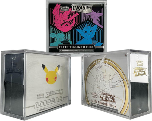 Acrylic Display Case ( ETB : Elite Trainer Box ) Pokémon TCG