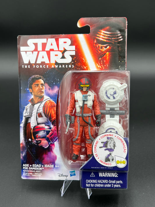 Star Wars Poe Dameron Combine 2015 The Force Awakens 3.75 Inch Action Figure New