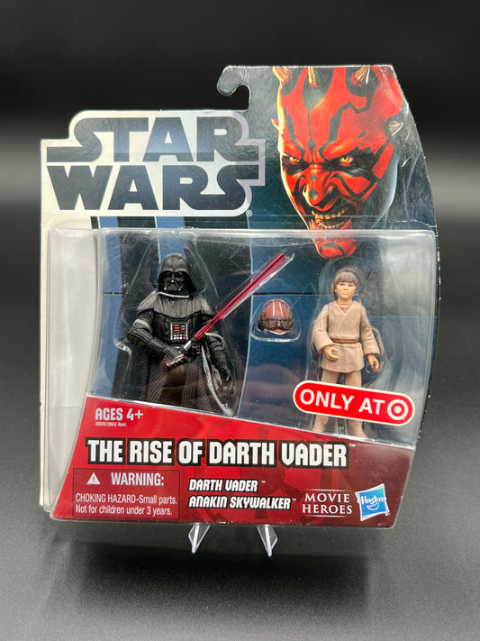 Emergence of the Sith Figure 2-Pack Darth Vader and Anakin Skywalker Wars New Target Exclusive Hasbro 2012