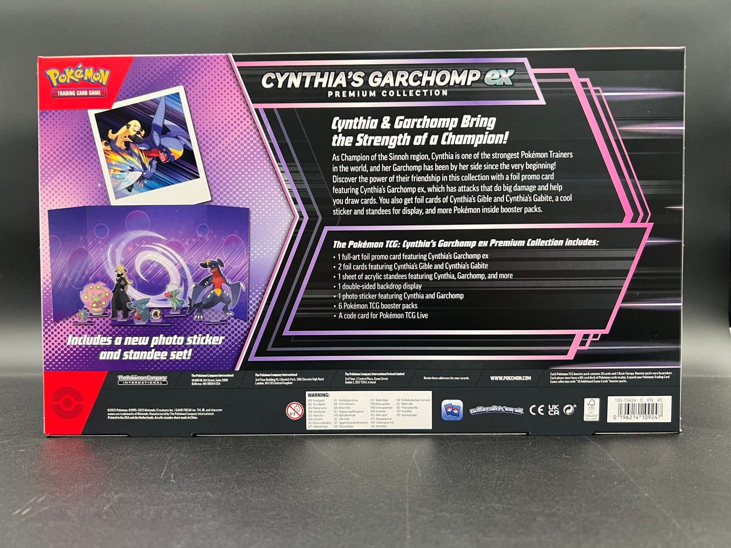 Cynthia's Garchomp ex Premium Collection - Miscellaneous Cards & Products (MCAP) Pokémon TCG New