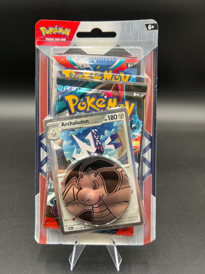 2 Boost Pack (Twilight Masquerade & Obsidian Flames) Archaludon Checklane Blister Pack Pokémon TCG New