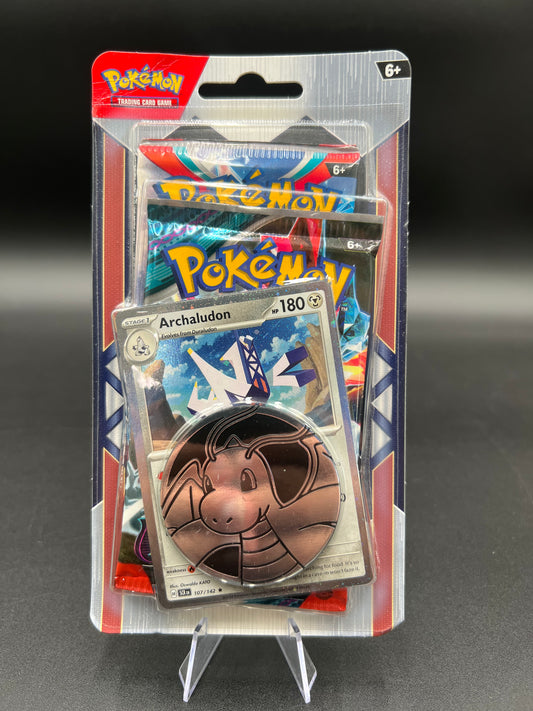 2 Boost Pack (Twilight Masquerade & Obsidian Flames) Archaludon Checklane Blister Pack Pokémon TCG New
