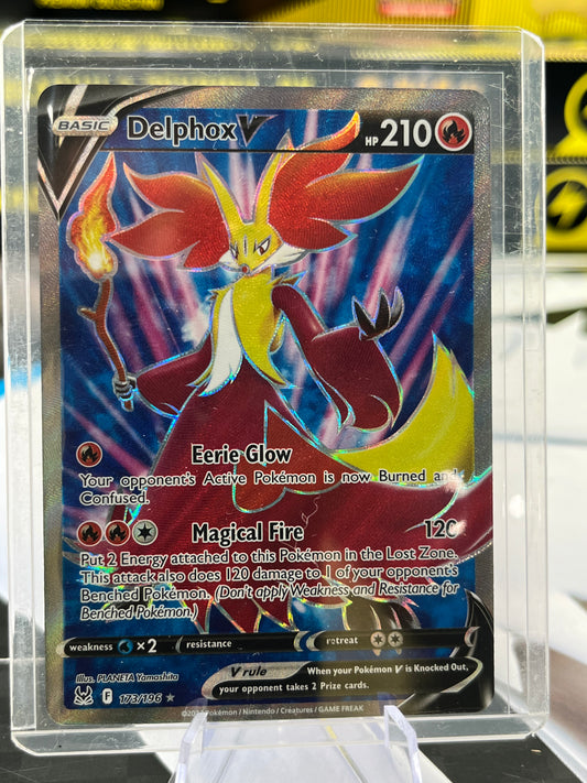 Delphox V (Full Art) - 173/196 - SWSH11: Lost Origin (SWSH11) POKÉMON TCG