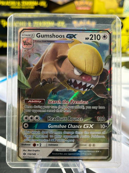 Gumshoos GX - 110/149 - SM Base Set (SM01) POKÉMON TCG