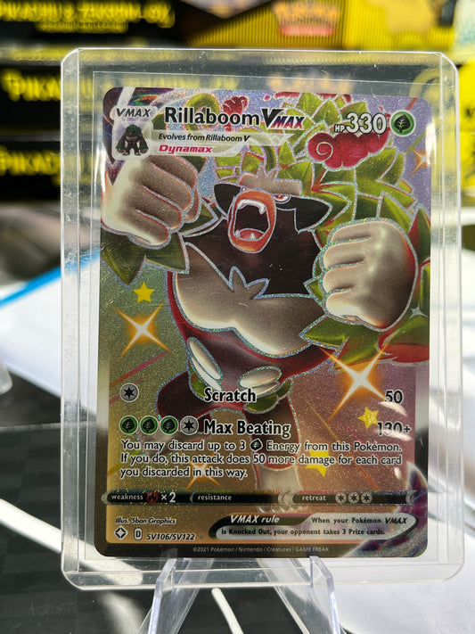Rillaboom VMAX - SV106/SV122 - Shining Fates: Shiny Vault (SHFSV) POKÉMON TCG