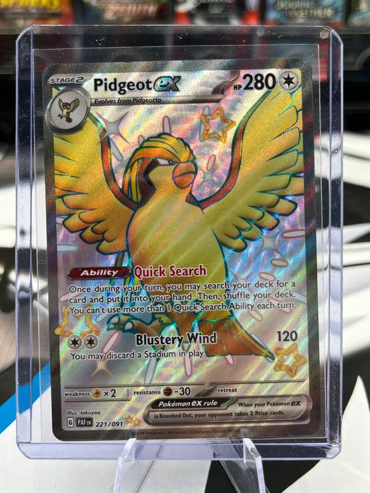 Pidgeot ex - 221/091 - SV: Paldean Fates (PAF) POKÉMON TCG