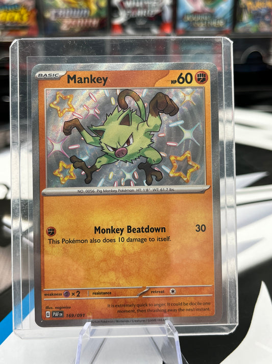 Mankey - 169/091 - SV: Paldean Fates (PAF) POKÉMON TCG
