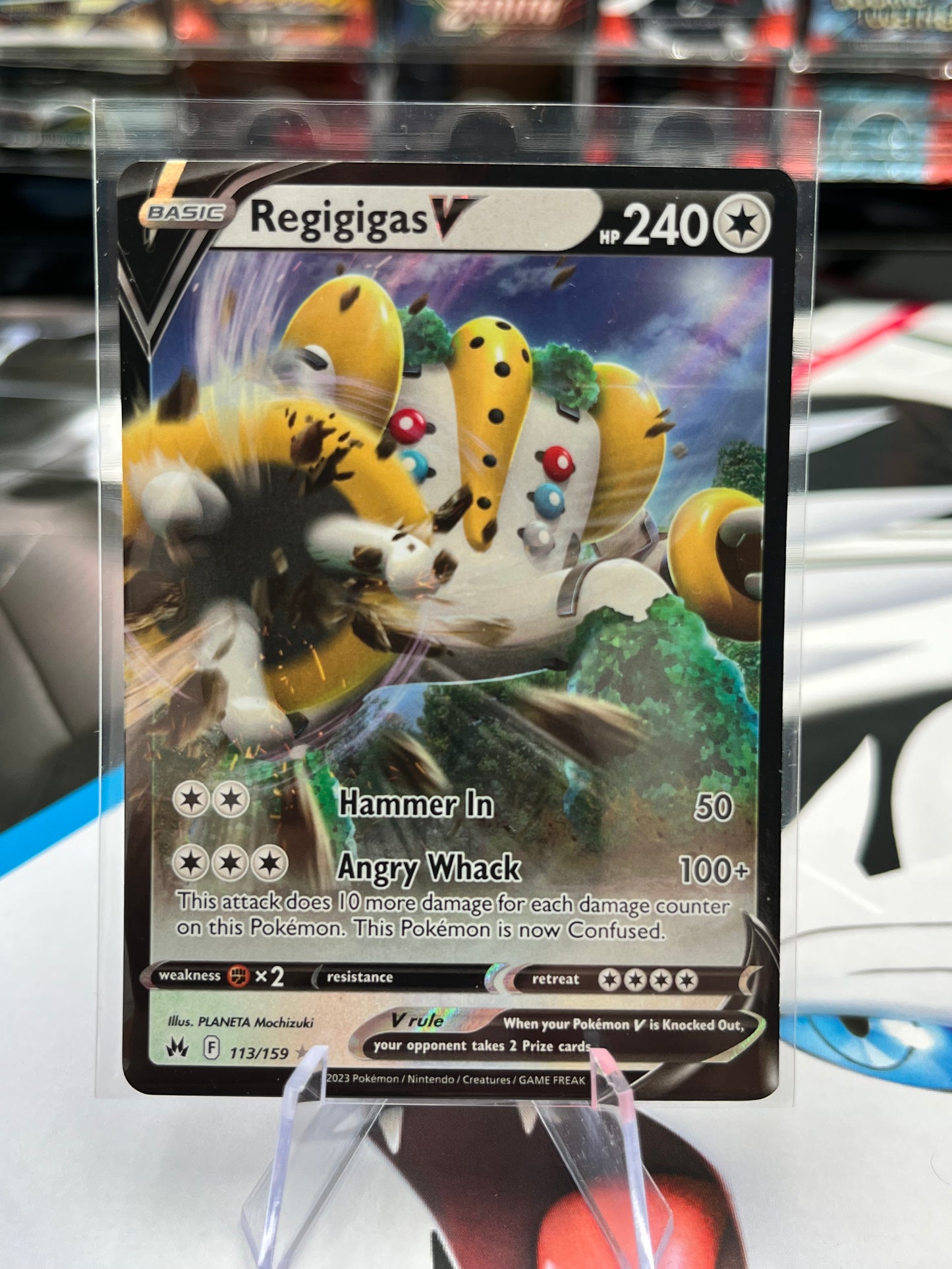 Regigigas V - 113/159 - Crown Zenith (CRZ) POKÉMON TCG
