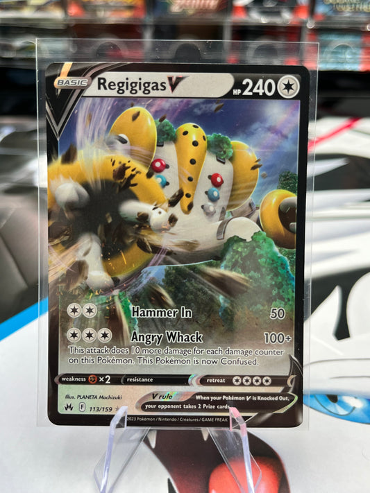 Regigigas V - 113/159 - Crown Zenith (CRZ) POKÉMON TCG