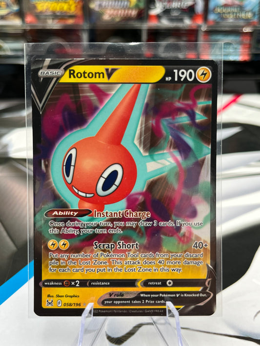 Rotom V - 058/196 - SWSH11: Lost Origin (SWSH11) POKÉMON TCG