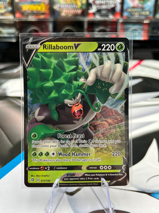 Rillaboom V - 017/192 - SWSH02: Rebel Clash (SWSH02) POKÉMON TCG