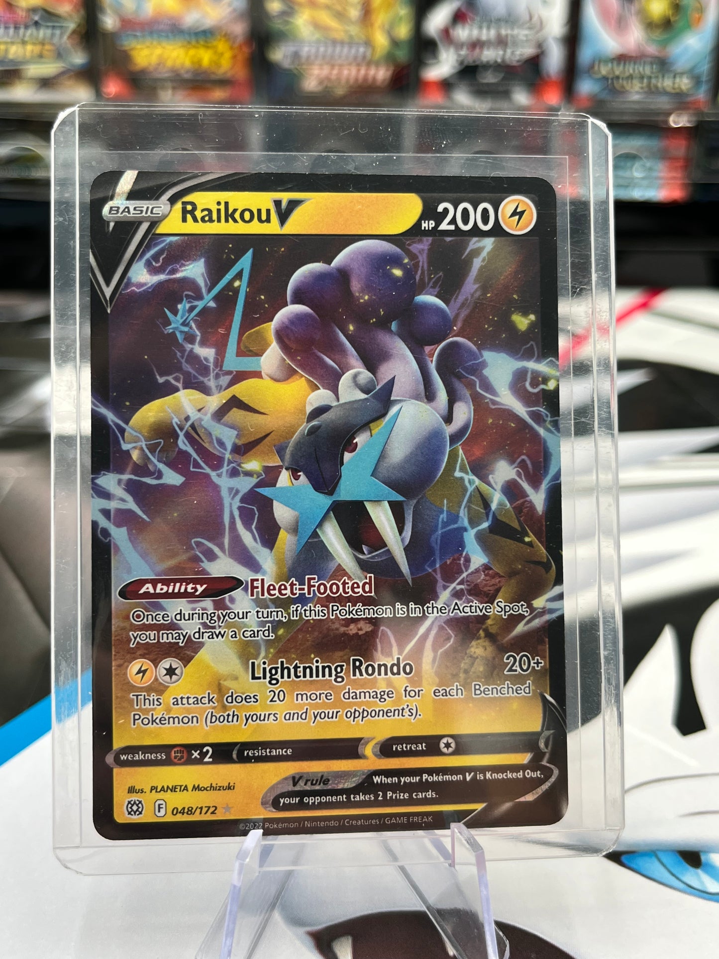 Raikou V - 048/172 - SWSH09: Brilliant Stars (SWSH09) POKÉMON TCG