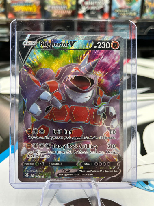Rhyperior V (Full Art) -181/189 - SWSH03: Darkness Ablaze (SWSH03) POKÉMON TCG