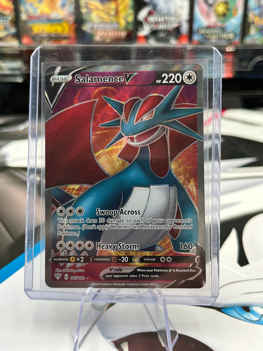 Salamence V (Full Art) - SWSH03: Darkness Ablaze (SWSH03) POKÉMON TCG