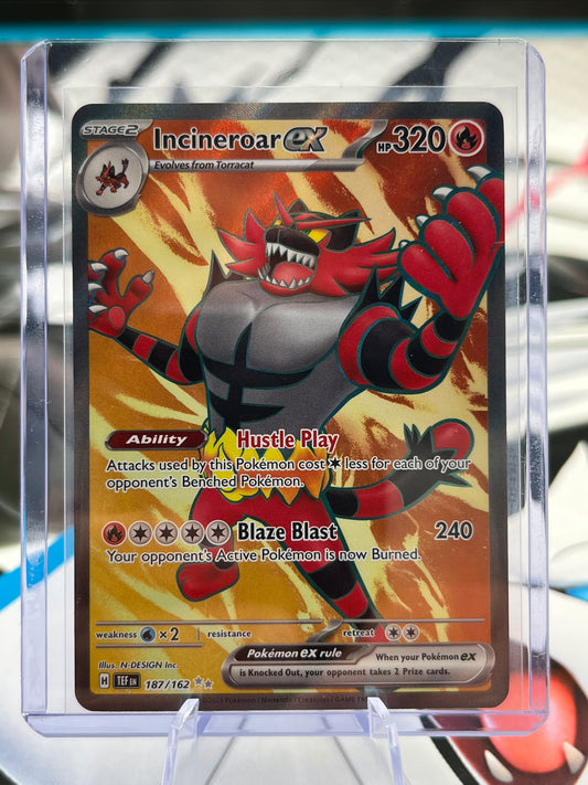 Incineroar ex - 187/162 - SV05: Temporal Forces (TEF) Pokémon TCG
