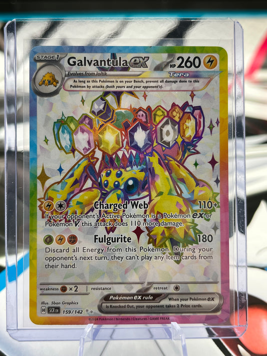 Galvantula ex - 159/142 - SV07: Stellar Crown (SCR) Pokémon TCG