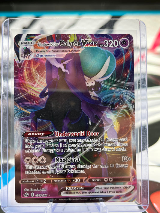 Shadow Rider Calyrex VMAX - 075/198 - SWSH06: Chilling Reign (SWSH06) Pokémon TCG