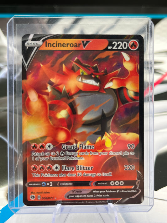 Incineroar V - 08/73 - Champion's Path (CHP) Pokémon TCG